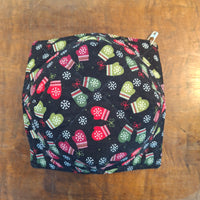 Mittens + Snowflakes Bowl Cozy