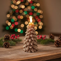 Bronze LED Tree Candle