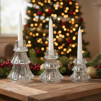 Glass Tree Taper Holder