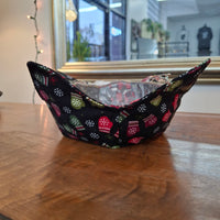 Mittens + Snowflakes Bowl Cozy