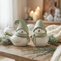 Winter Birds - Green Hat