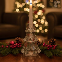 Glass Tree Taper Holder