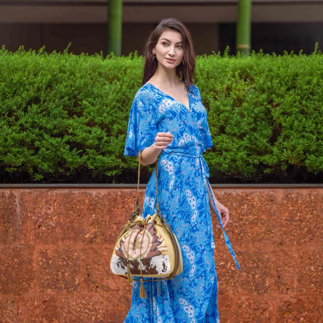 Myra Bags "Diversified Bucket Bag"