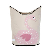 3 Sprouts Swan Laundry Hamper