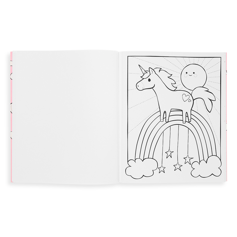 Color-in' Book: Enchanting Unicorns