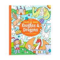 Color-in' Book: Knights & Dragons