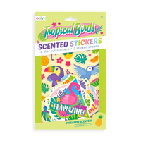 Tropical Birds Scented Stickers