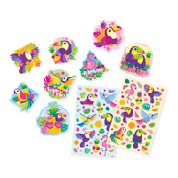 Tropical Birds Scented Stickers