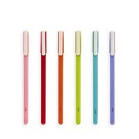 Fine Lines Colored Gel Pens - Set of 6