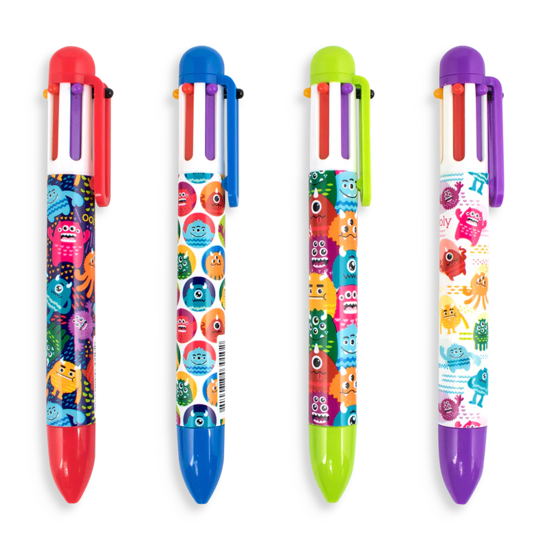 Multicolor Click Pen: Monster