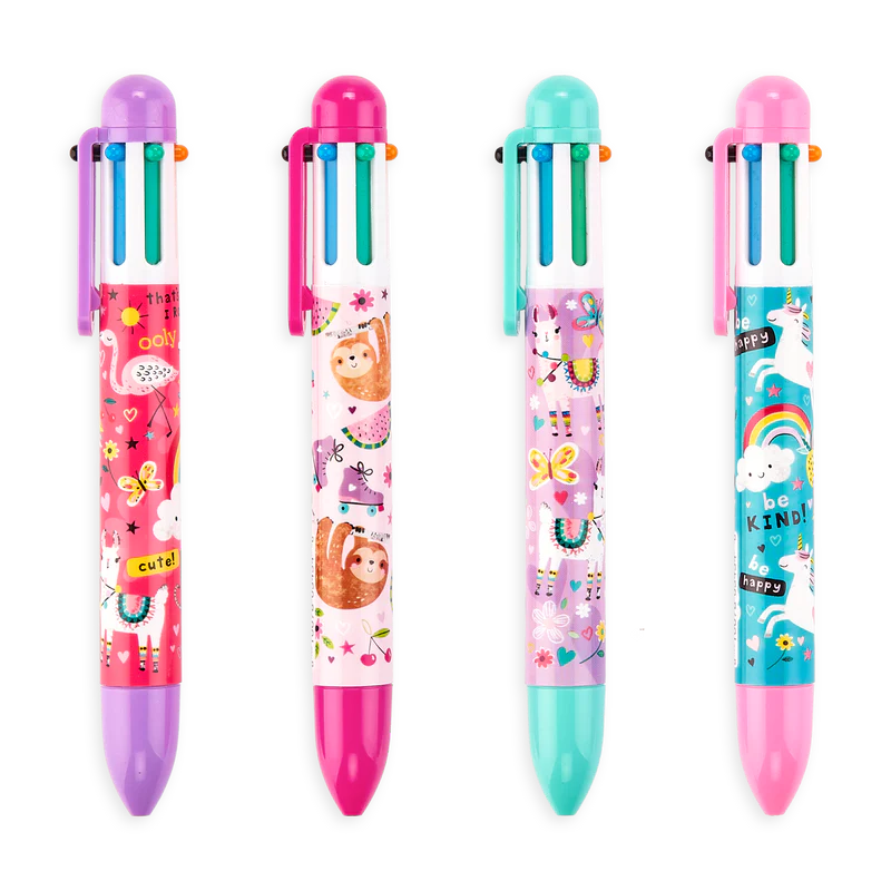 Multicolor Click Pen: Funtastic Friends
