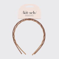 Kitsch Zig Zag Headband 2pc - Neutral