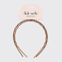 Kitsch Zig Zag Headband 2pc - Neutral