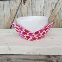 Pink & Red Hearts Bowl Cozy