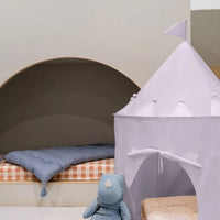 3 Sprouts Recycled Fabric Play Tent Castle - Purple Iris