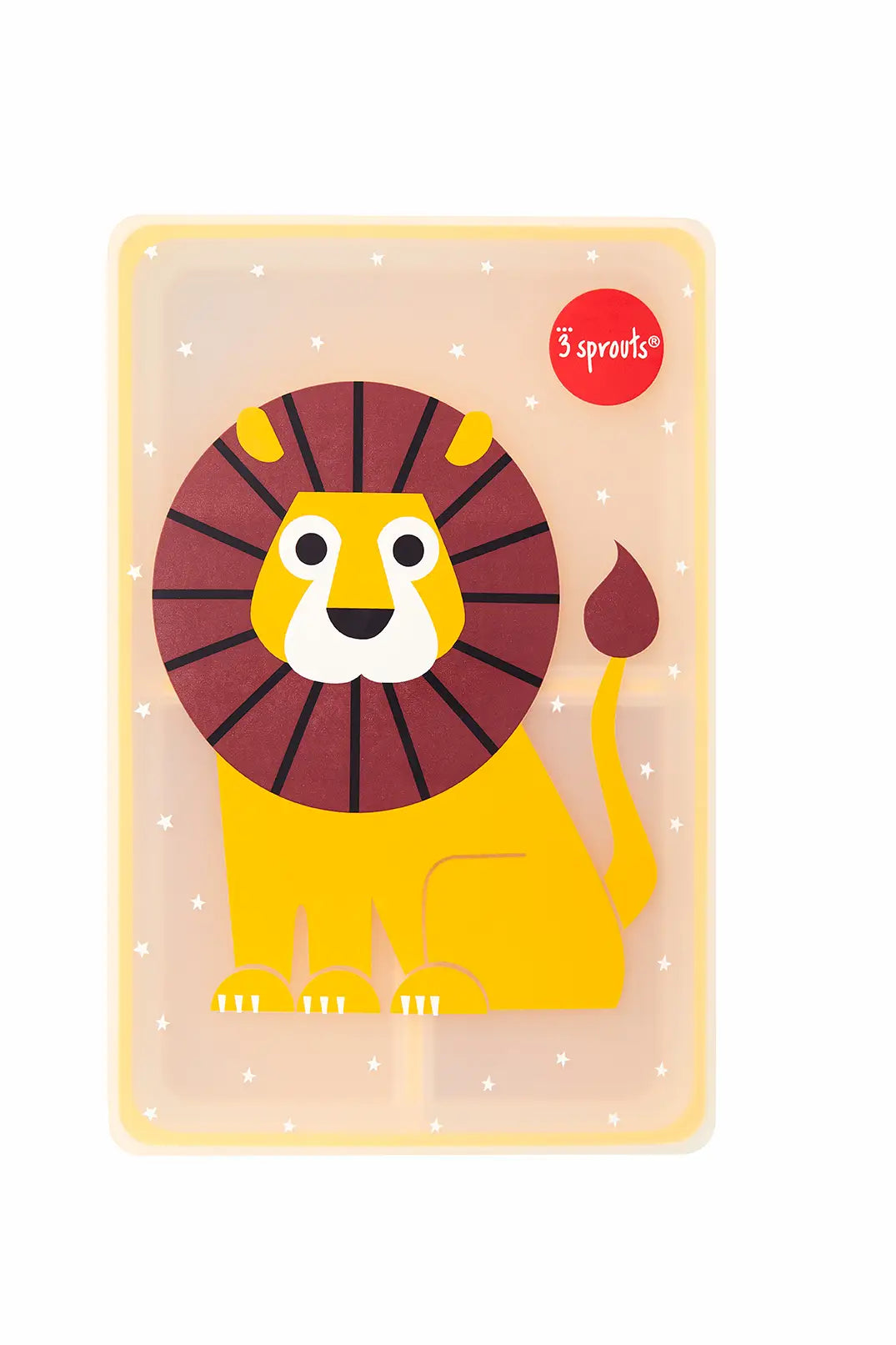 3 Sprouts Lion Silicone Bento Box