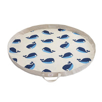 3 Sprouts Whale Play Mat Bag