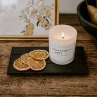 Rectangular Wood Tray - Black - 9x4.75"