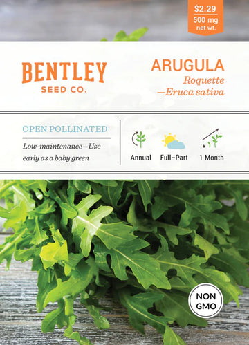 Arugula Seed Packet (Eruca vesicaria ssp. sativa)