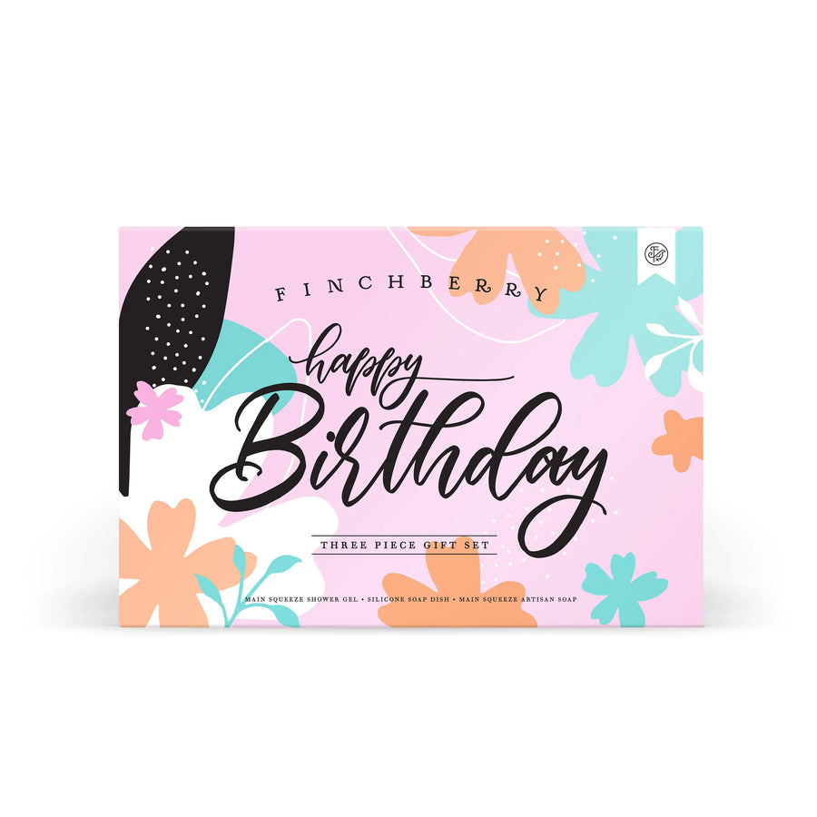 Finchberry Happy Birthday Gift Set - 3 Piece Set