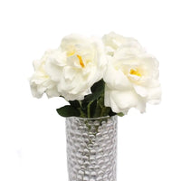 15" Artificial Real Touch Orlane Rose Stem - Peach Coral
