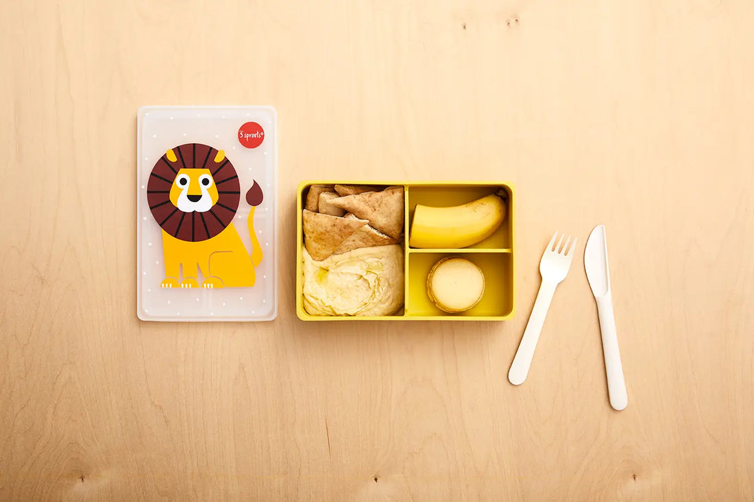 3 Sprouts Lion Silicone Bento Box