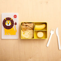 3 Sprouts Lion Silicone Bento Box