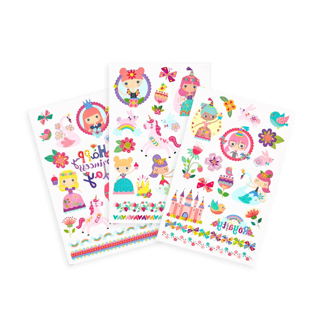 Ooly Tattoo-palooza Temporary Glitter Tattoo: Princess Garden