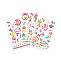 Ooly Tattoo-palooza Temporary Glitter Tattoo: Princess Garden