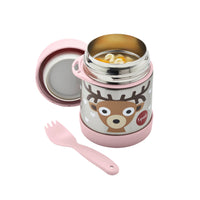 3 Sprouts Deer Stainless Steel Food Jar