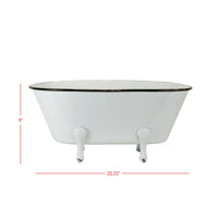 White Enamel Bathtub