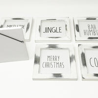 Jan Michaels' Skinny Christmas Framed Sign/Ornament
