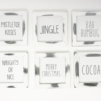 Jan Michaels' Skinny Christmas Framed Sign/Ornament
