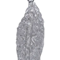 Spun Glass Heart Ornament