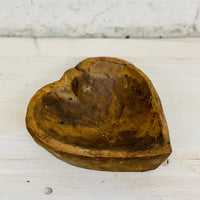 Handcrafted Wooden Heart Bowl