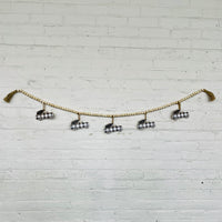 Black Buffalo Check Truck Garland