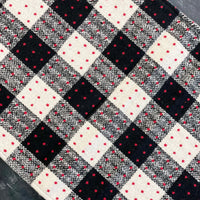 Black Buffalo Plaid Table Runner