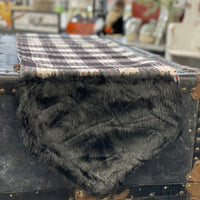 Black Buffalo Plaid Table Runner