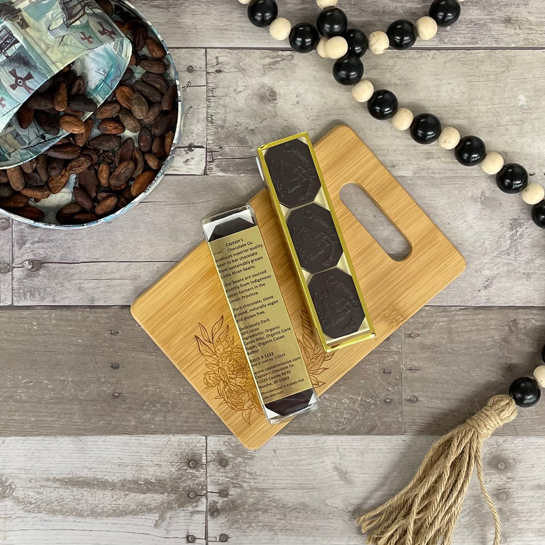 Captain's Chocolate - Deliciously Dark Chocolate 12pc Gift Box