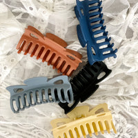 Large Matte Claw Clip for Long Hair
