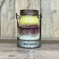 Classic Farmhouse Star Candle - Rose Garden