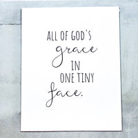 All of God's Grace Nursery Print