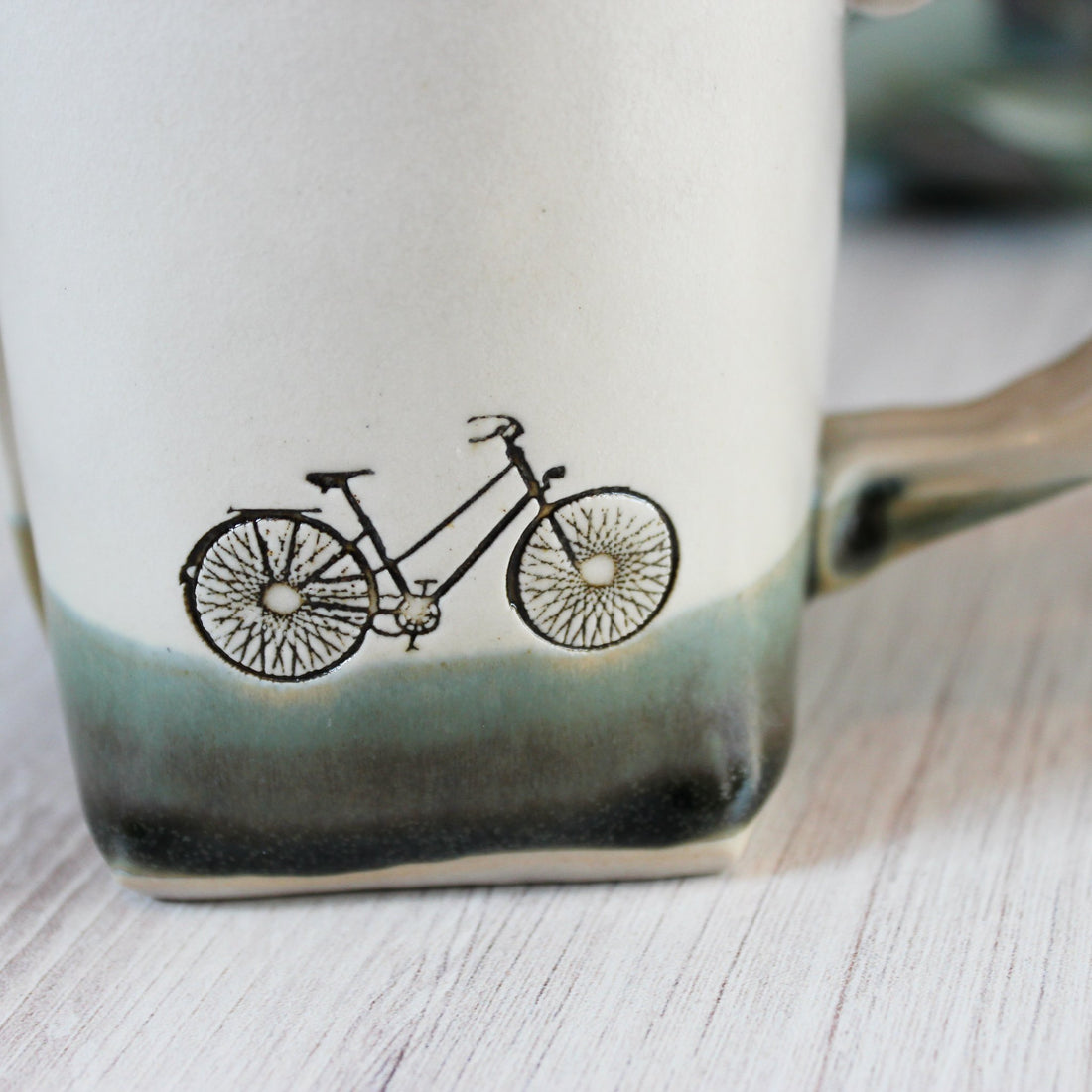 Hand-Thrown Bike Mug