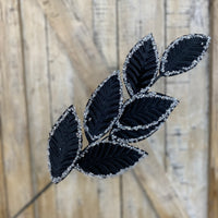 Black Glitter Stems