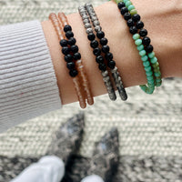 Lava Diffuser Stackable Bracelet - Frosted