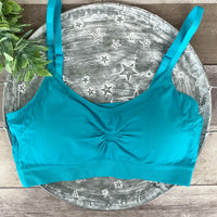 Coobie Scoopneck Cami Bra - Island Blue