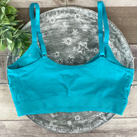Coobie Scoopneck Cami Bra - Island Blue