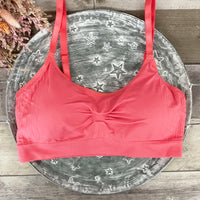 Coobie Scoopneck Cami Bra - Pink Ginger