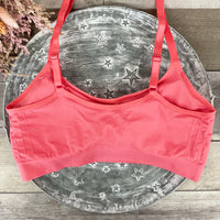 Coobie Scoopneck Cami Bra - Pink Ginger