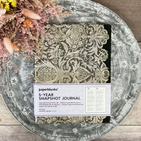 5-Year Snapshot Journal - Ivory Veil (7"x 9")